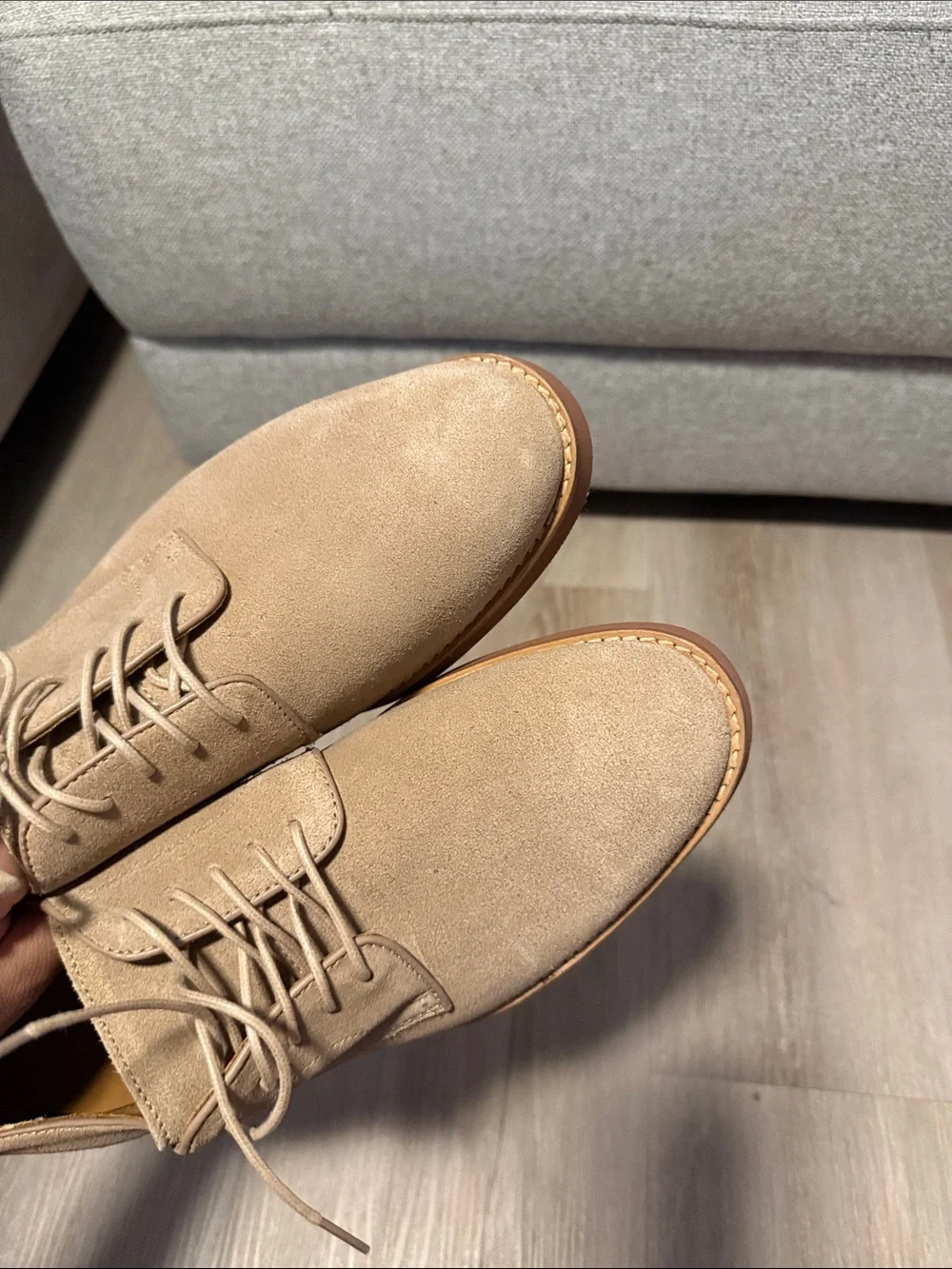 J.Crew Suede Lace-Up Dress Up Shoes